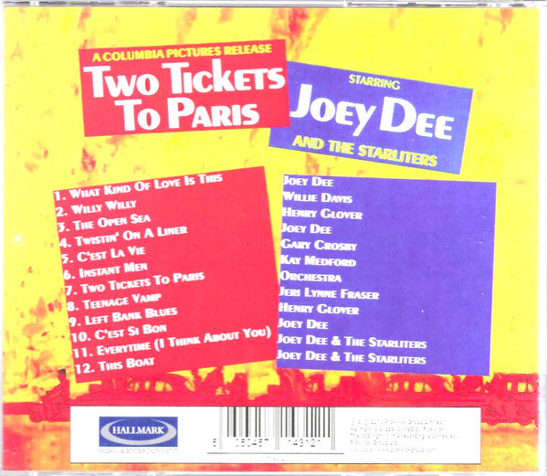 Joey Dee & The Starliters : Two Tickets To Paris (CD, Album, RE)