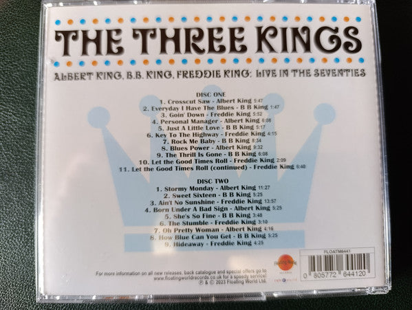 The Three Kings : Albert King, B.B.King, Freddie King: Live In The 70s (2xCD)