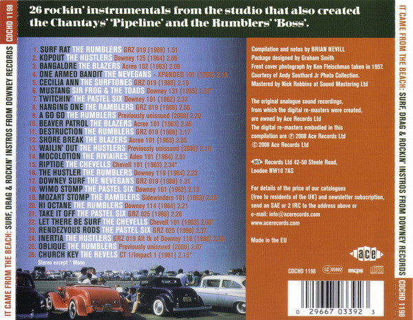 Various : It Came From The Beach: Surf, Drag & Rockin' Instros From Downey Records (CD, Comp)