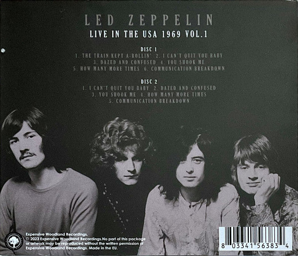 Led Zeppelin : Live in the USA 1969 (2xCD, Unofficial)