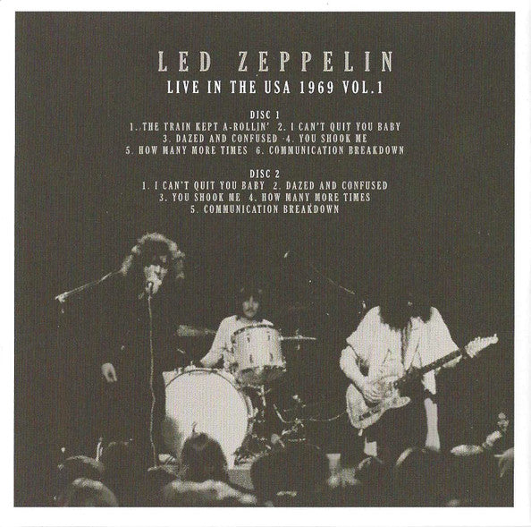 Led Zeppelin : Live in the USA 1969 (2xCD, Unofficial)