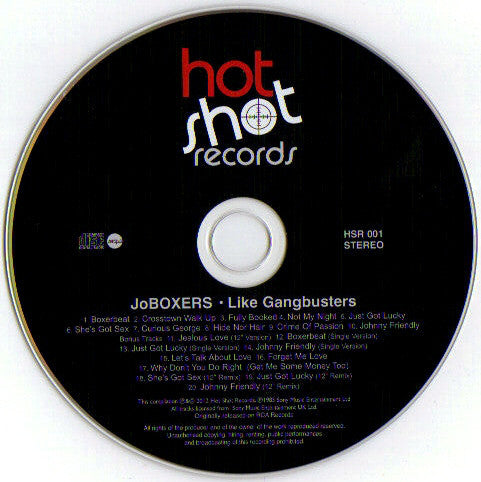 JoBoxers : Like Gangbusters (CD, Album, RE, RM)
