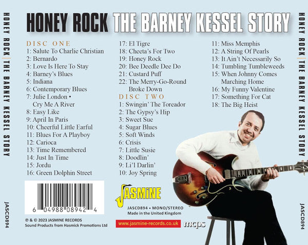 Barney Kessel : The Barney Kessel Story, 1954-1962 – Honey Rock (CDr, Comp, Mono)
