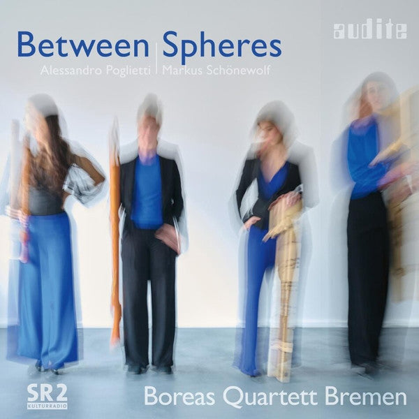 Alessandro Poglietti, Markus Schönewolf, Boreas Quartett Bremen : Between Spheres (CD)
