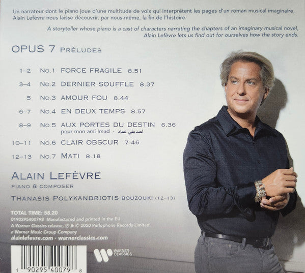 Alain Lefèvre : Opus 7 Préludes (CD)