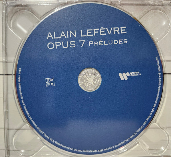 Alain Lefèvre : Opus 7 Préludes (CD)