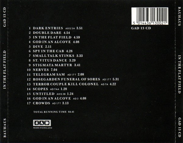 Bauhaus : In The Flat Field (CD, Album, RE, RM)