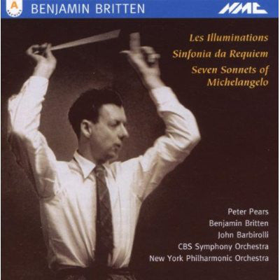 Benjamin Britten : Les Illuminations / Sinfonia Da Requiem / Seven Sonnets Of Michelangelo (CD, Comp, Mono)