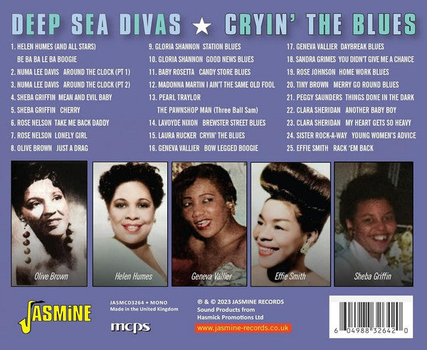 Various : Deep Sea Divas Cryin' The Blues (CDr, Comp)
