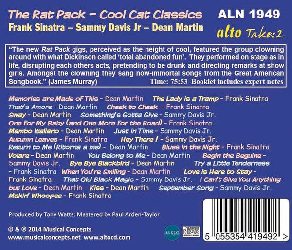 The Rat Pack : Cool Cat Classics (CD, Comp)