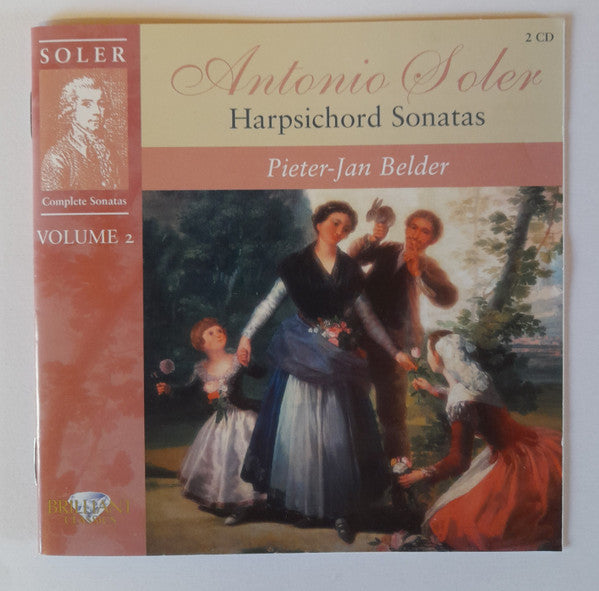 Pieter-Jan Belder : Soler: Harpsichord Sonatas - volume 2 (2xCD, Album)