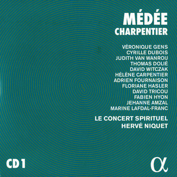Marc Antoine Charpentier – Véronique Gens, Cyrille Dubois, Judith Van Wanroij, Thomas Dolié, David Witczak, Hélène Carpentier, Adrien Fournaison, Floriane Hasler, David Tricou, Fabien Hyon, Jehanne Amzal, Marine Lafdal-Franc, Le Concert Spirituel, Hervé N : Médée (3xCD + Box)