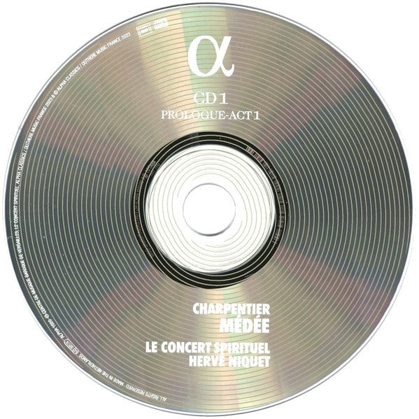 Marc Antoine Charpentier – Véronique Gens, Cyrille Dubois, Judith Van Wanroij, Thomas Dolié, David Witczak, Hélène Carpentier, Adrien Fournaison, Floriane Hasler, David Tricou, Fabien Hyon, Jehanne Amzal, Marine Lafdal-Franc, Le Concert Spirituel, Hervé N : Médée (3xCD + Box)
