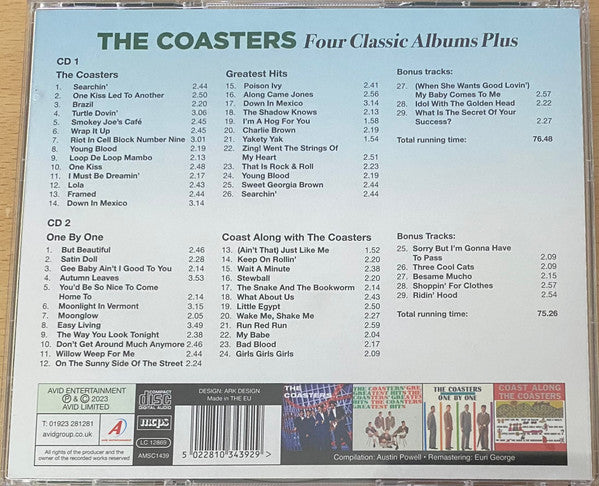 The Coasters : Four Classic Albums Plus ...Eight Bonus Tracks (2xCD, Comp)
