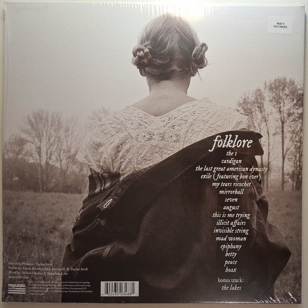 Taylor Swift : Folklore (2xLP, Album, Dlx, RE, RP, Bei)