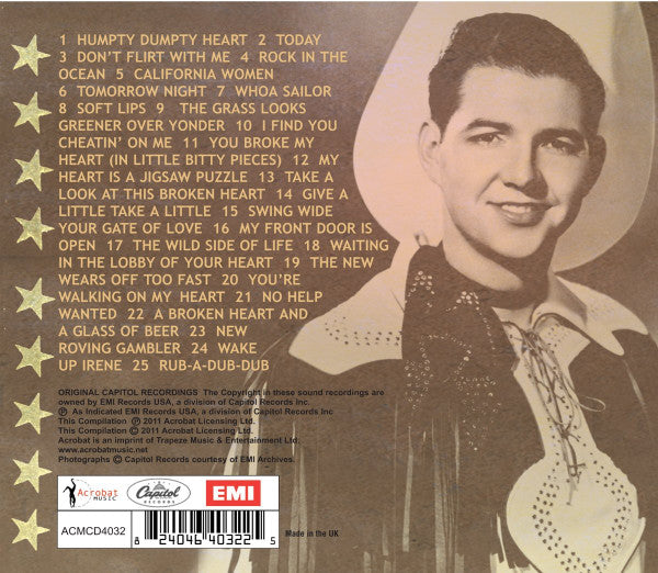 Hank Thompson and His Brazos Valley Boys : Swing Wide Your Gate Of Love (CD, Comp)