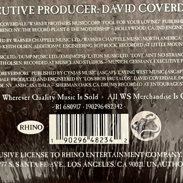 Whitesnake : Greatest Hits Revisited - Remixed - Remastered - MMXXII (2xLP, Comp, Mixed, RM, RP)