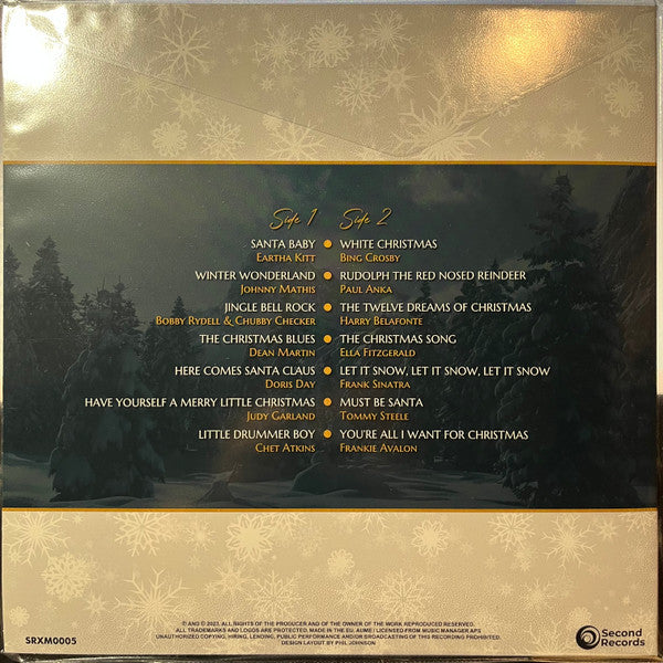 Various : Winter Wonderland (14 Christmastime Classics) (LP, Comp, Mono, RE, RP, Whi)
