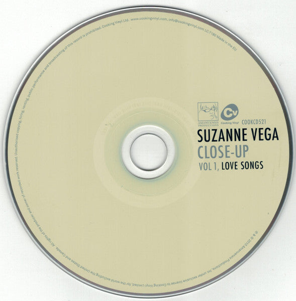 Suzanne Vega : Close-Up Vol 1, Love Songs (CD, Album)