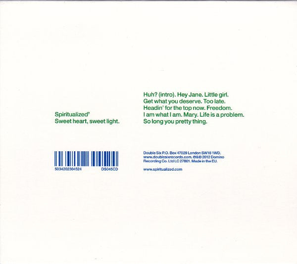 Spiritualized : Sweet Heart, Sweet Light (CD, Album)