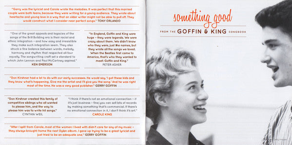 Goffin And King : Something Good From The Goffin & King Songbook (CD, Comp, Mono)