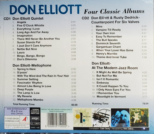 Don Elliott : Four Classic Albums (2xCD, Comp, RE)