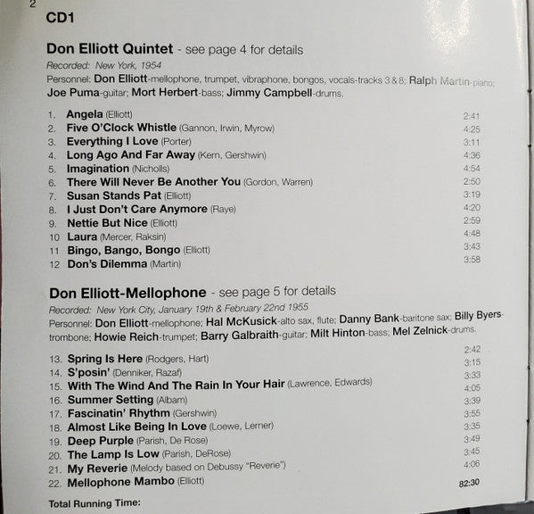 Don Elliott : Four Classic Albums (2xCD, Comp, RE)