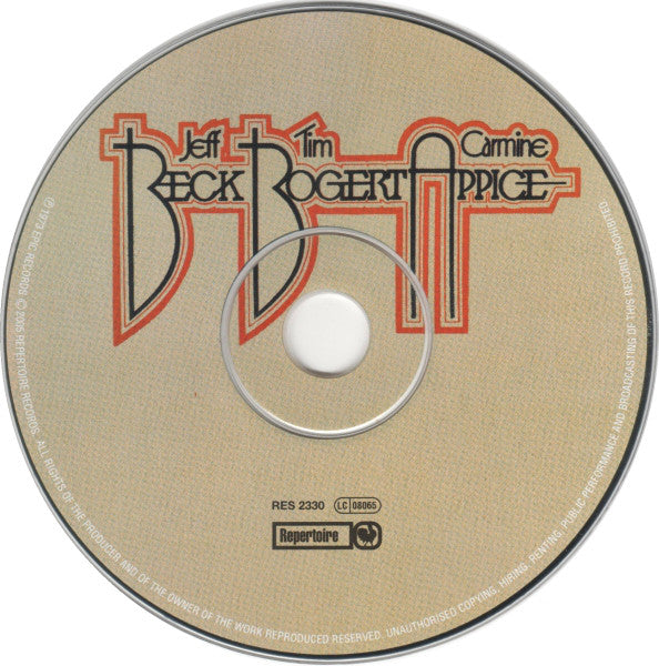 Beck, Bogert & Appice : Beck, Bogert & Appice (CD, Album, RE, RM, Dig)