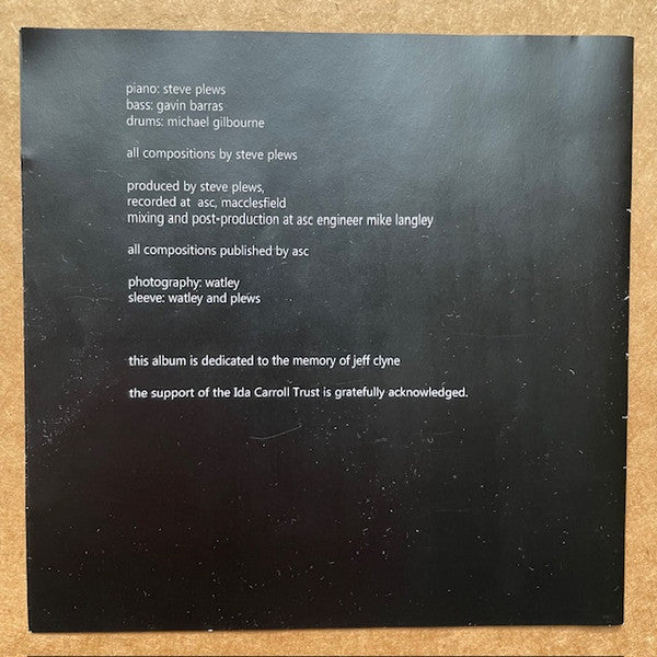 Steve Plews Trio : Secret Spaces Volume 2 (CDr, Album)