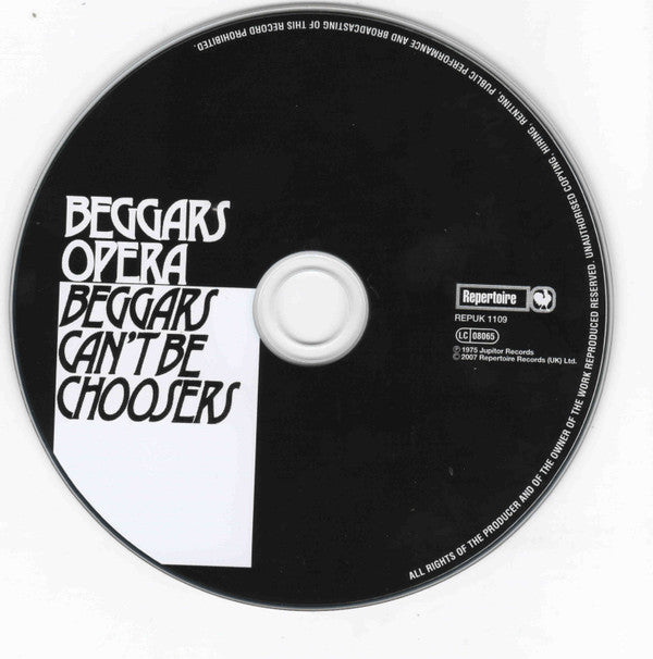 Beggars Opera : Beggars Can't Be Choosers (CD, Album, RE, Dig)