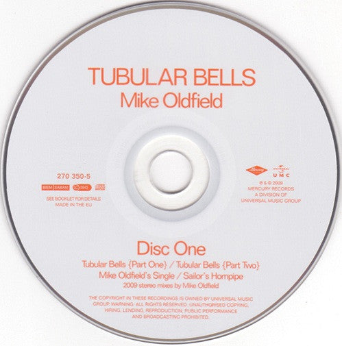 Mike Oldfield : Tubular Bells + Hergest Ridge (CD, Album, RE, RM + CD, Album, RE, RM + Comp)