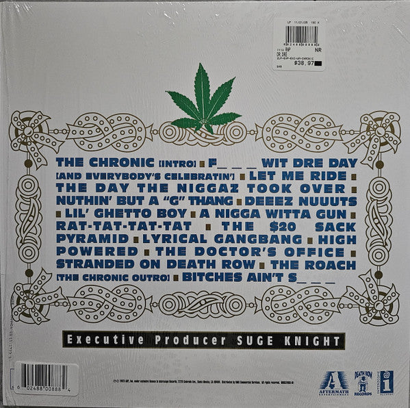 Dr. Dre : The Chronic (2xLP, RE, Hub)