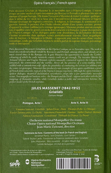 Jules Massenet, Vannina Santoni, Julien Dran, Thomas Dolié, Tassis Christoyannis, Antoinette Dennefeld, Adèle Charvet, Adrien Fournaison, Thibault de Damas, Orchestre National De Montpellier, Choeurs De L'Opéra National De Montpellier, Jean-Marie Zeitouni : Grisélidis (2xCD, Album, Ltd, Num)