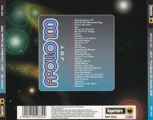 Apollo 100 : Joy - The Best Of Apollo 100 (CD, Comp)