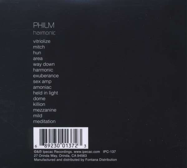 Philm : Harmonic (CD, Album)