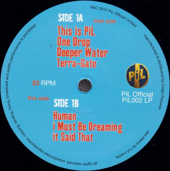 PiL* : This Is PiL (2xLP, Album)