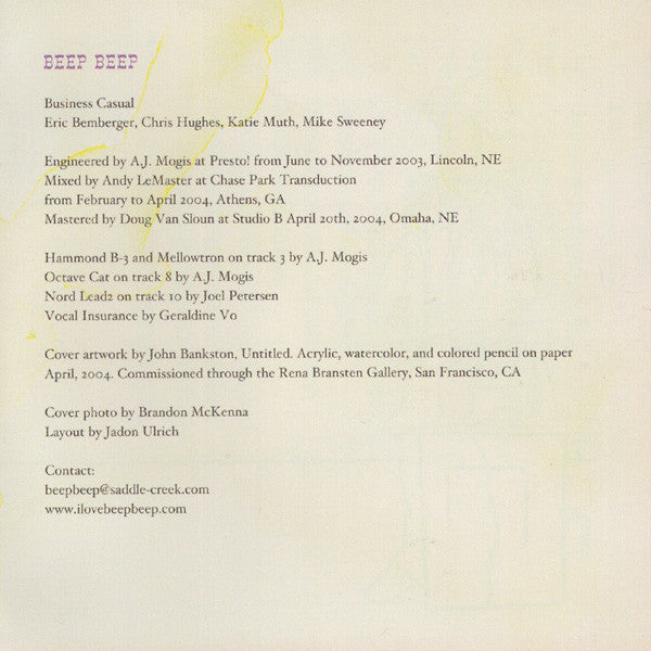 Beep Beep : Business Casual (CD, Album)