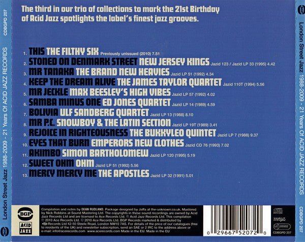 Various : London Street Jazz (CD, Comp)