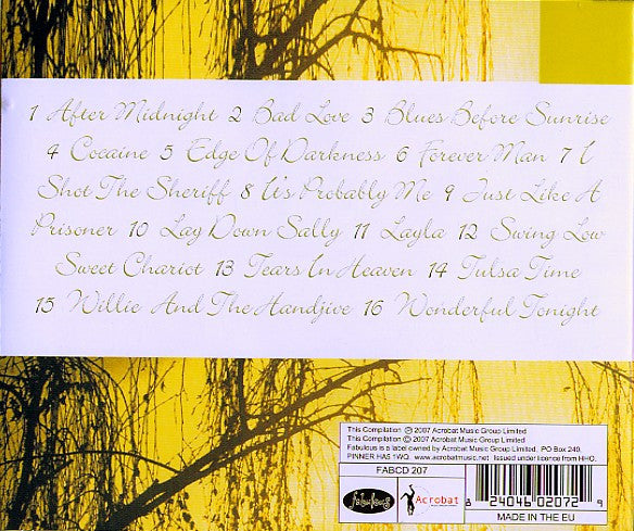 Unknown Artist : Instrumental Eric Clapton (CD, Comp)