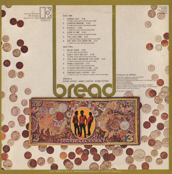 Bread : Original Album Series (CD, Album, RE + CD, Album, RE + CD, Album, RE + CD)
