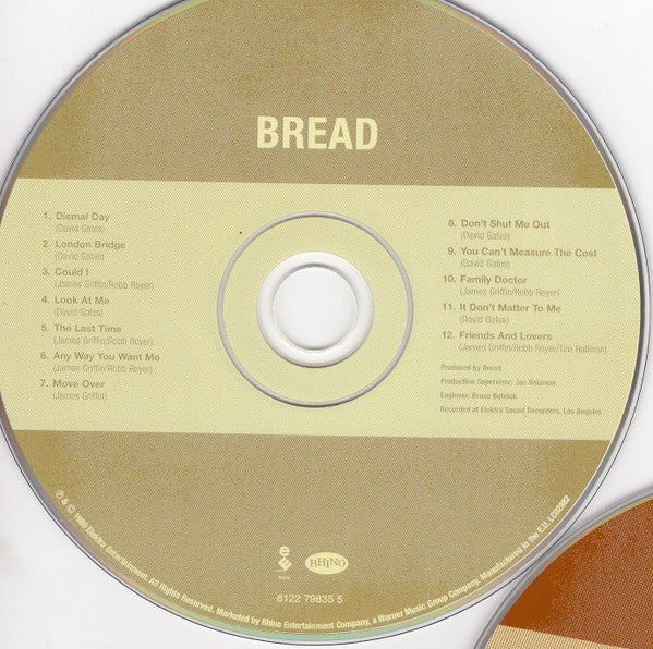 Bread : Original Album Series (CD, Album, RE + CD, Album, RE + CD, Album, RE + CD)