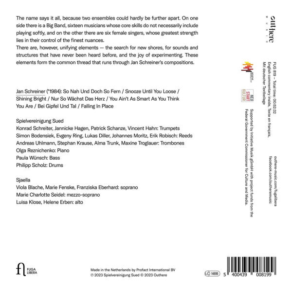 Jan Schreiner, Spielvereinigung Sued, Sjaella : So Nah Und Doch So Fern (CD)