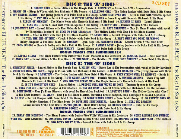 Various : The Story Of Blue Beat - The Best In Ska 1960 (2xCD, Comp)