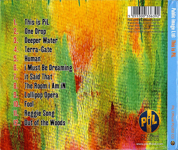 PiL* : This Is PiL (CD, Album)