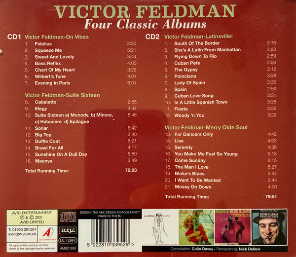 Victor Feldman : Four Classic Albums (2xCD, Comp)