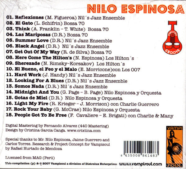 Nilo Espinosa : Shaken, Not Stirred (CD, Comp)