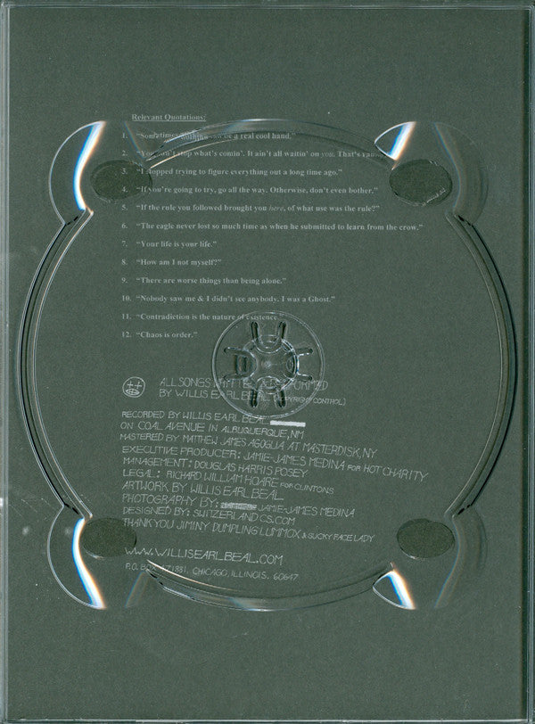 Willis Earl Beal : Acousmatic Sorcery (CD, Album)