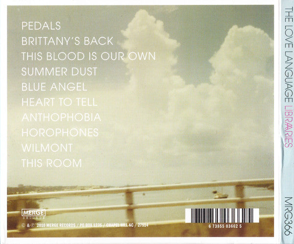 The Love Language : Libraries (CD, Album)