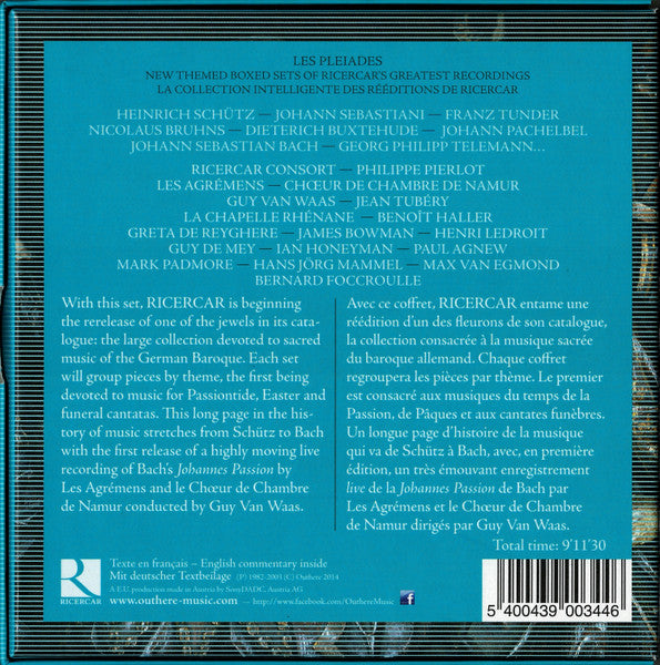Various : German Baroque Sacred Music: Passion-Resurrection (Box, Comp + 7xCD)