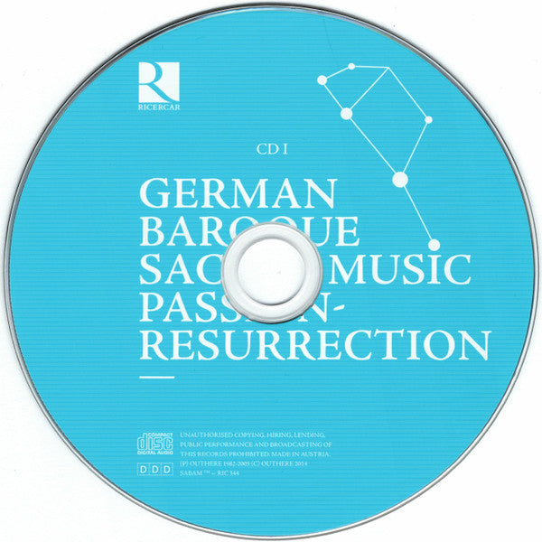 Various : German Baroque Sacred Music: Passion-Resurrection (Box, Comp + 7xCD)